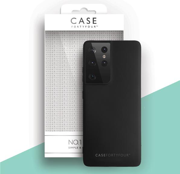 Immagine prodotto Case FortyFour Coperchio in silicone No.1 nero (Samsung Galaxy S21 Ultra)