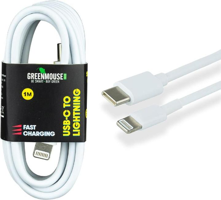 Actual product image Greenmouse USB-C - Lightning Data Cable 1m (1 m, USB 2.0)