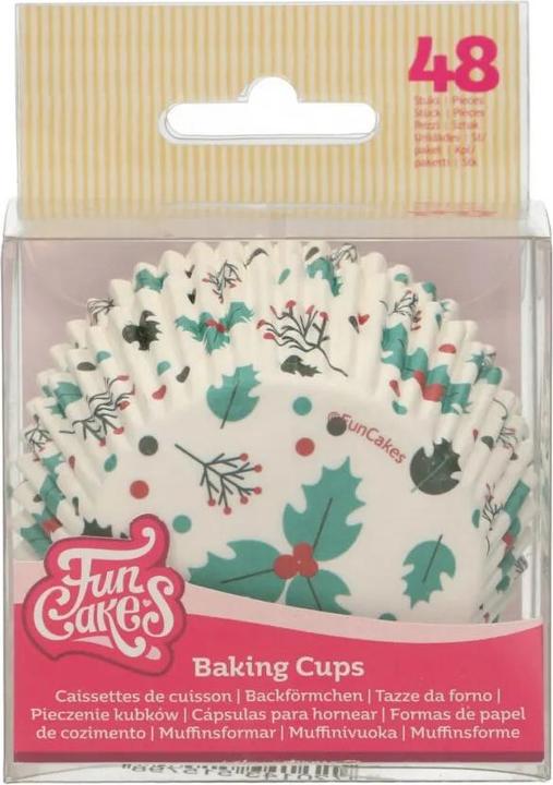 Produktbild FunCakes Muffin-Backform Mistelzweig 48 Stück