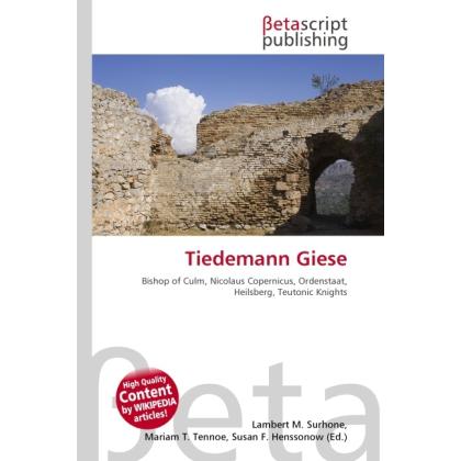 Tiedemann Giese, Fachbücher