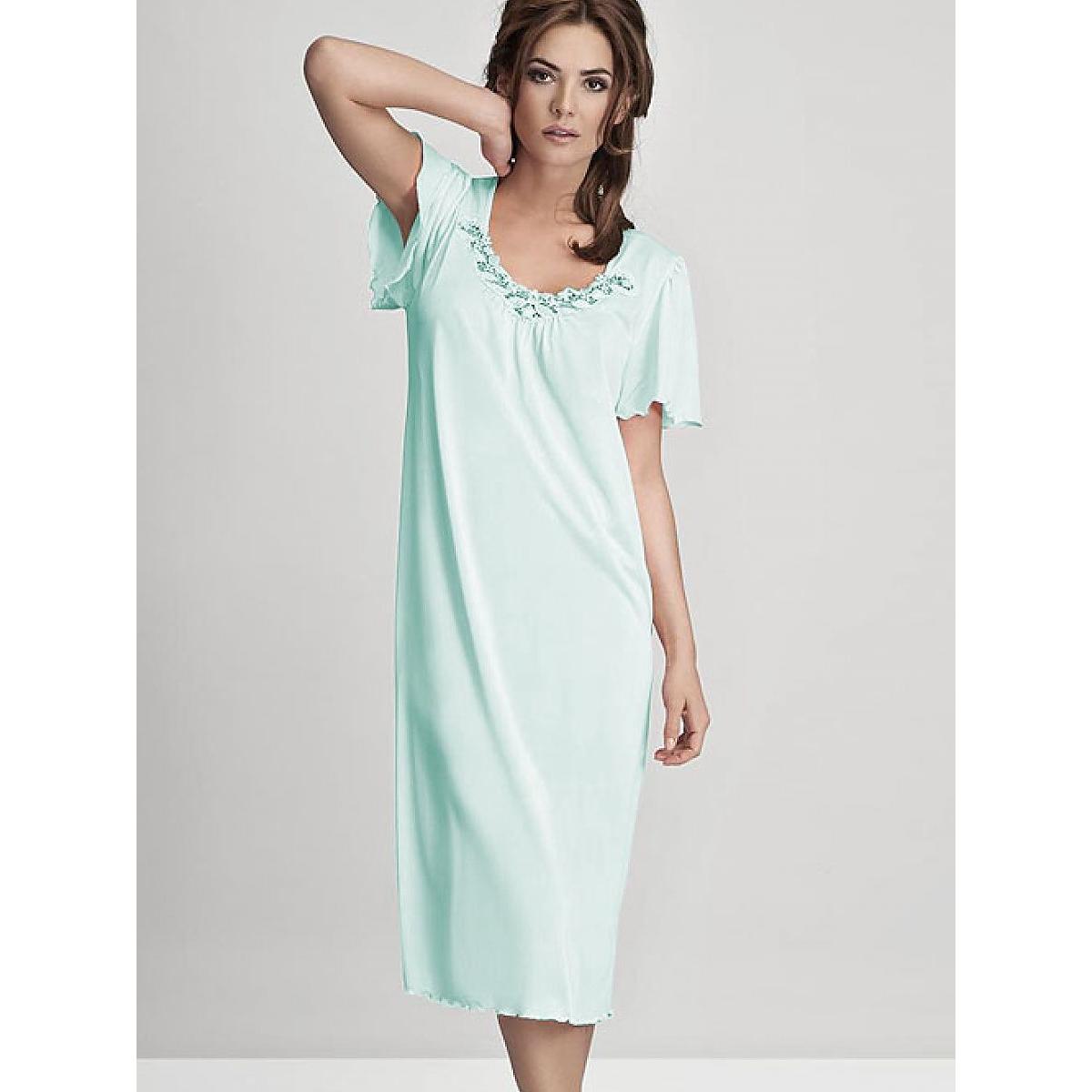 MEWA, Damen, Pyjama, Nachthemd, Grün, (54)