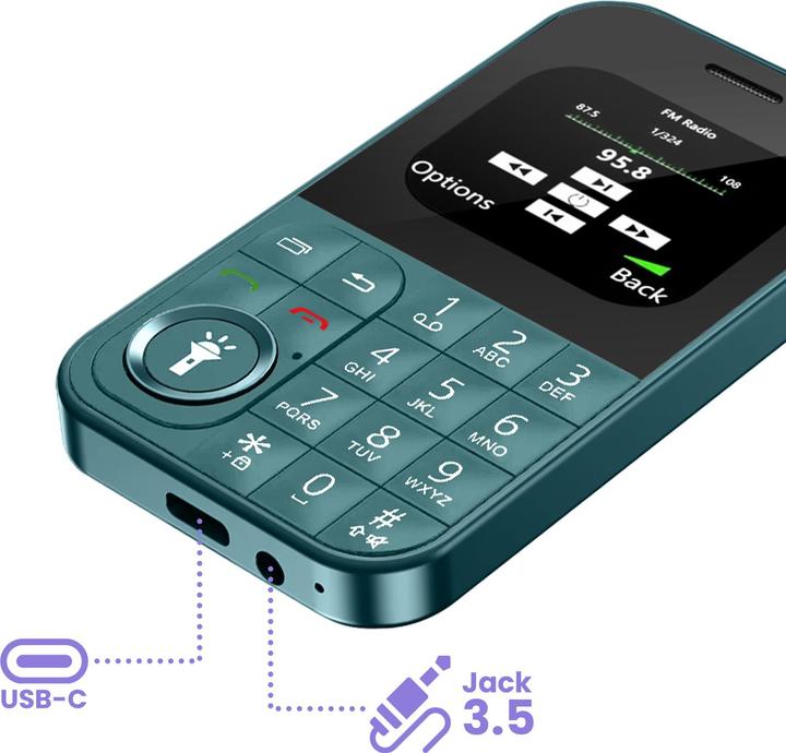 Actual product image Avizar Tastenhandy 2,01" Display Dual-SIM Curve-Design (2.01")