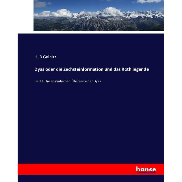 Thumbnail - Dyas oder die Zechsteinformation und das Rothliegende, Fachbücher von H. B Geinitz