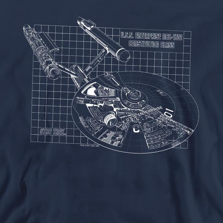 Actual product image Unisex Adult Enterprise Print Sweatshirt (XXL)