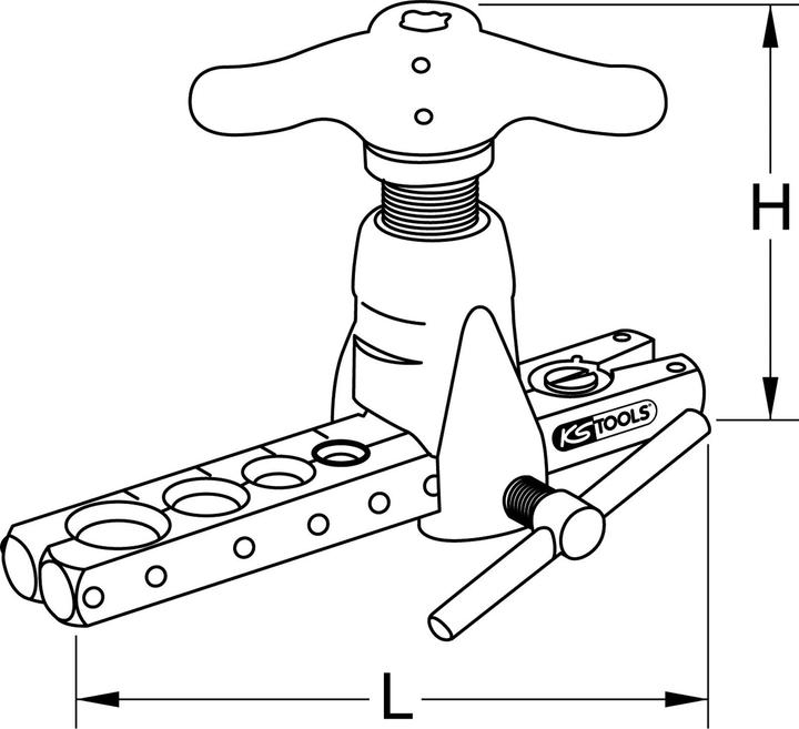 Actual product image KS Tools 122.0808 (210 mm)