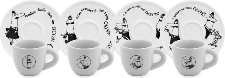Produktbild Bialetti Y0TZ033 Set 4 Mokatassen Carosello (50 ml, 4 x)