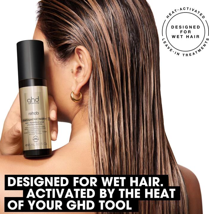 Actual product image ghd rehab damaged hair repairer Leave-in Treatment (95 ml)