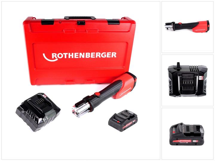 Produktbild Rothenberger ROMAX 4000 Akku Pressmaschine 18V + 1x Akku 4,0Ah + Ladegerät + Koffer