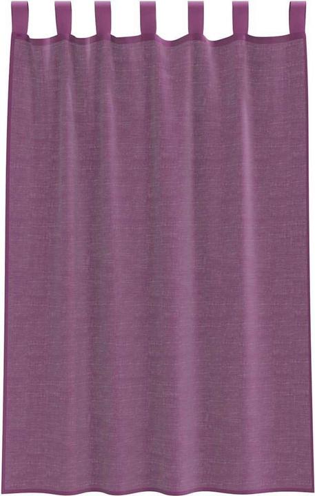 Produktbild vidaXL Voile Vorhänge mit Stangentaschen 2 Stk. Lila (140 x 175 cm)