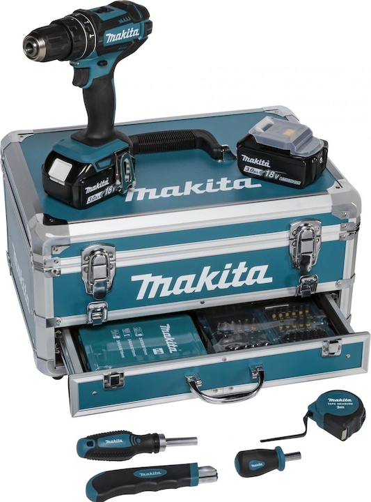 Productafbeelding Makita DHP482RFX9 (Oplaadbare batterij)