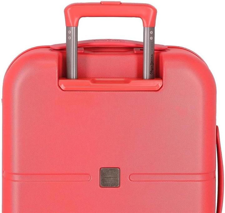 Actual product image Pepe Jeans Cabin and Large Suitcase Set with Wheels and TSA Lock