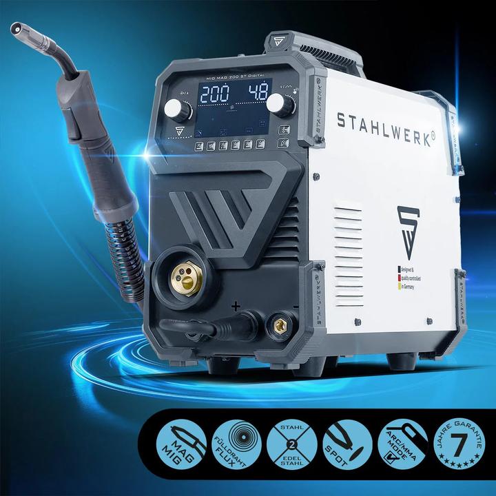 Actual product image Stahlwerk Welding machine MIG MAG 200 ST Digital IGBT