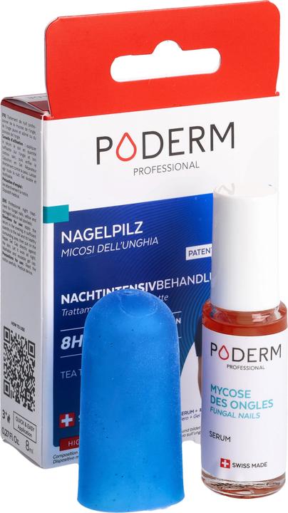 Poderm Trattamento notturno intensivo per funghi delle unghie (10 ml)