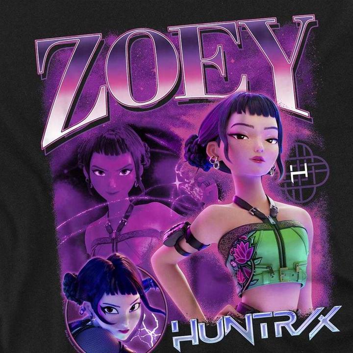 Immagine prodotto K-Pop Demon Hunters Huntr/X Maglietta Zoey Bootleg Adulto Unisex (5XL)