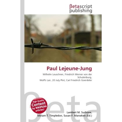 Paul Lejeune-Jung, Sachbücher