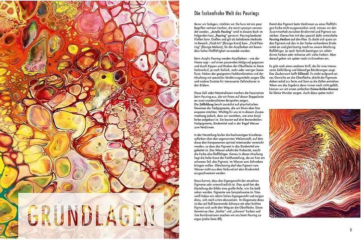 Produktbild Acrylic Pouring. Der neue Acrylmal-Trend: BILDER giessen! (Deutsch, Martin Thomas, Sylvia Homberg, 2018)