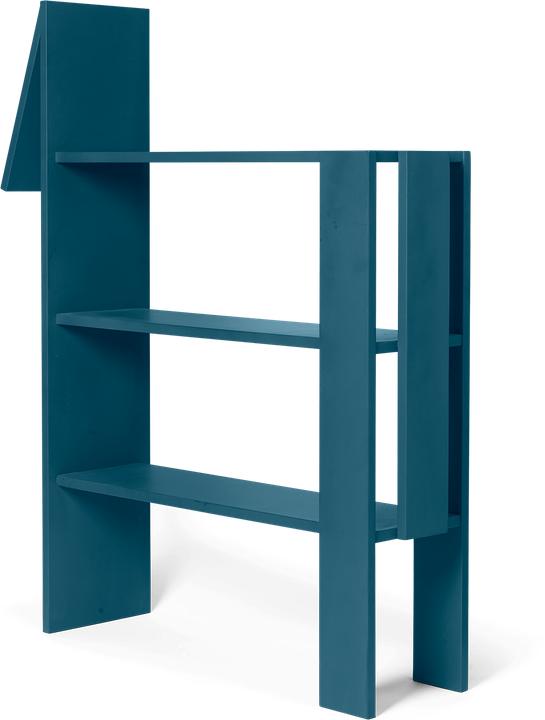 Actual product image Ferm Living Prerd bookcase, dark blue