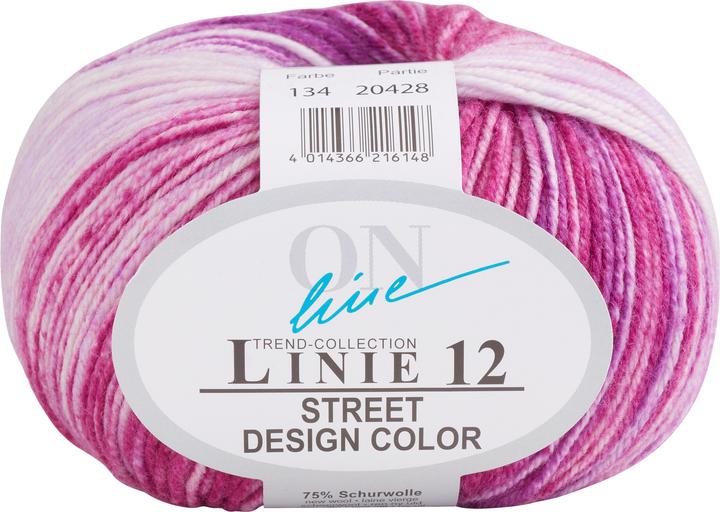 Produktbild Online Street Design Color, Linie 12, 50 g, ca. 210 m (210 m)