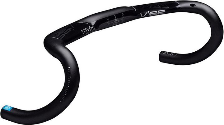 Actual product image PRO Bike Gear HANDLEBARS VIBE AERO PURSUIT 36CM ALUMINIUM 6066, DI2, 31.8MM, BLACK (31.80 mm)