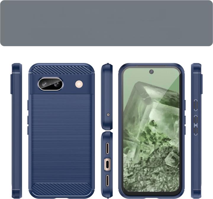 Immagine prodotto Cover-Discount Google Pixel 8a - Cover in metallo effetto carbonio (Google Pixel 8a)