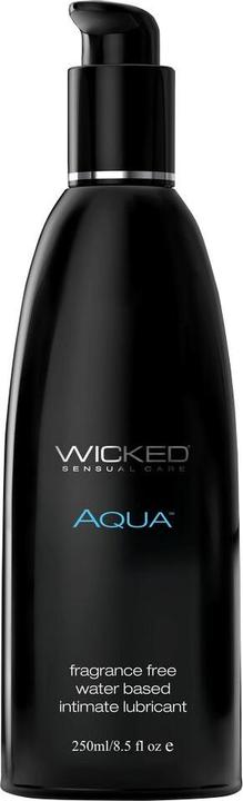 Actual product image Wicked Sensual Care Wicked Aqua Unscented Lube 8.5oz (250 ml)