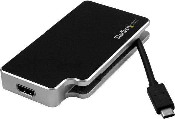 Actual product image StarTech Graphic Adapter USB-C to VGA, DVI, HDMI (DVI, VGA, HDMI, 11 cm)