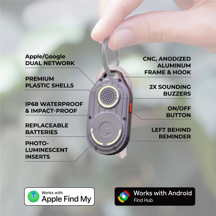 Actual product image Rolling Square AirNotch Pro Dual (Apple & Google Find My Netzwerk) (Android, iOS)