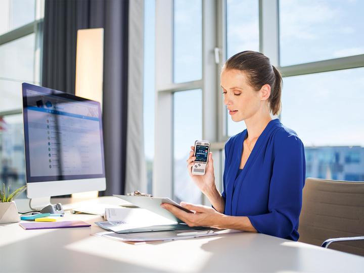 Image du produit Philips Mémo de poche DPM8000 (y compris logiciel, commutateur international de diapositives). (4 Go)