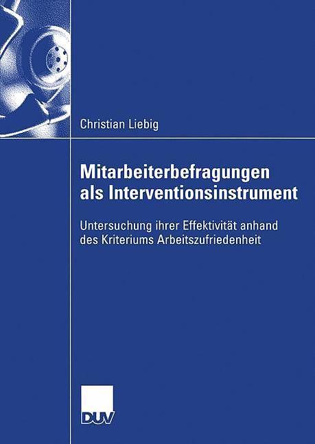 Produktbild Mitarbeiterbefragung als Interventionsinstrument (Deutsch, 2006)