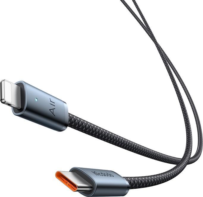 Produktbild Mcdodo - Cab Luma, 36W USB-C zu Lightning Air Kabel, 1.2m Schwarz (1.20 m, 36 W)