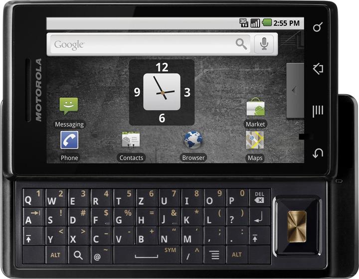 Motorola Milestone - QWERTZ - Schwarz (3.70", 3G)