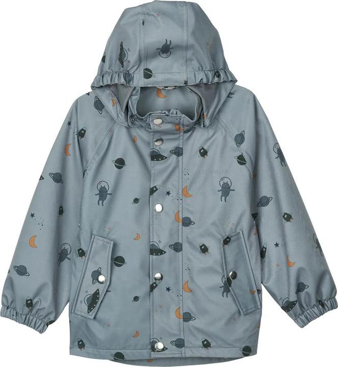 Actual product image Liewood Parker Junior Space Blue Fog Mix Rain Set (128)
