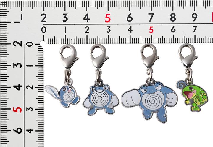 Actual product image Pokémon Pokemon Center - Poliwhirl, Poliwrath, Politoed key ring - 4 pieces