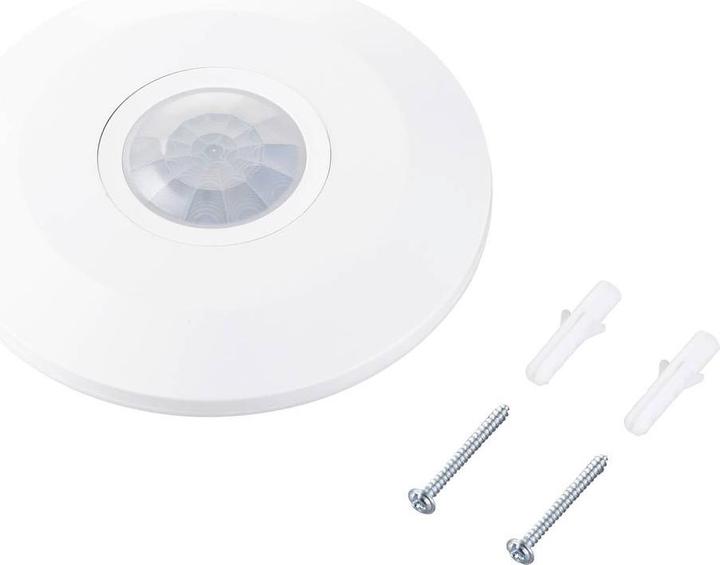 Actual product image Sygonix SY-5251904 Ceiling, Recessed Ceiling Motion Detector 360 ° Relay White (8 m)