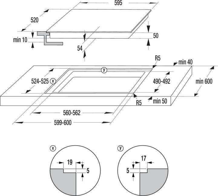 Image du produit Gorenje GI6432BSCWF (59.50 cm, Table de cuisson à induction)