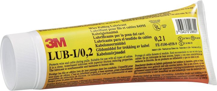 Produktbild 3M LUB-l Schmierstoff, Polymer für Kabel, Kommunikation 200 ml (200 ml)