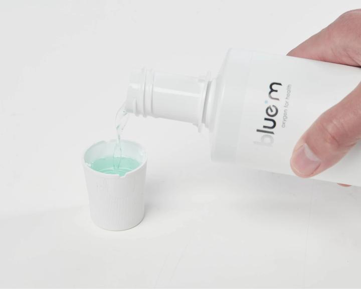 Produktbild Blue M Oxygen for Health Fluoride Free (500 ml, Mundspülung)