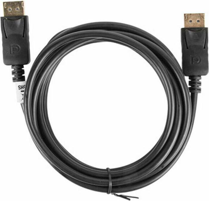 Image du produit Lanberg CA-DPDP-10CC-0030-BK Câble DisplayPort 3 m noir (3 m)