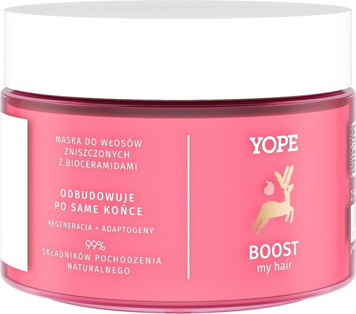 Immagine prodotto Yope Maschera Boost My Hair per capelli danneggiati con Bioceramidi 250ml (250 ml)