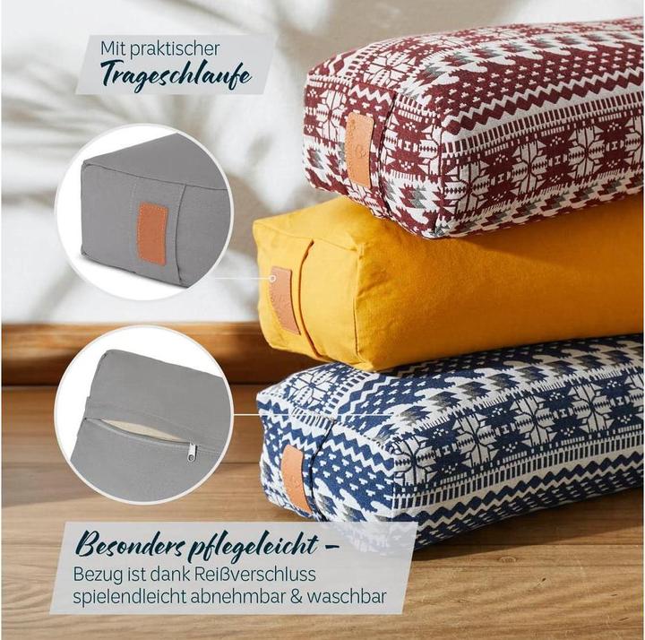Immagine prodotto DoYourSports Cuscino Yoga Bolster Paravati (13 cm)