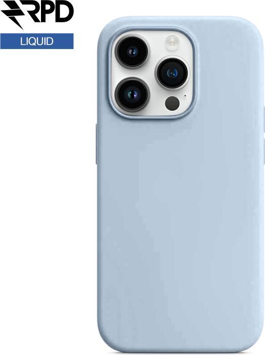 Image du produit RPD iPhone 14 - Silicone Case Sky (hellblau), Liquid (Magsafe-Version) (Apple iPhone 14)