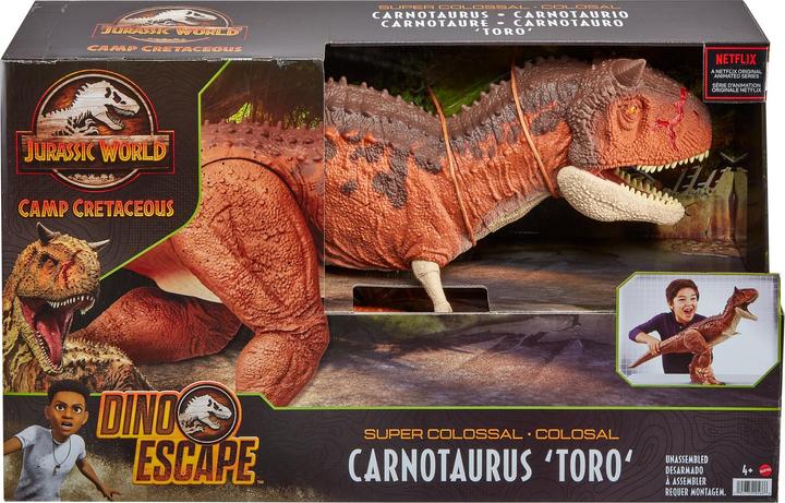 Actual product image Jurassic World Giant Dinosaur Carnotaurus Toro