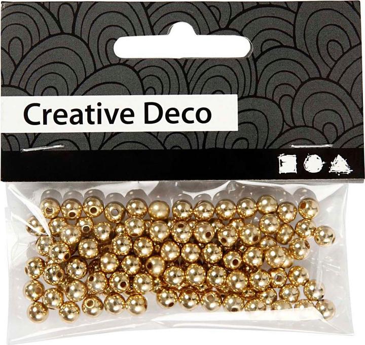 Image du produit Creativ Company Perles or, 100 pièces.