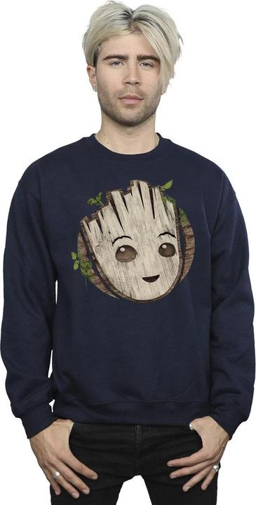 Immagine prodotto I Am Groot Wooden Head Felpa Uomo (4XL)