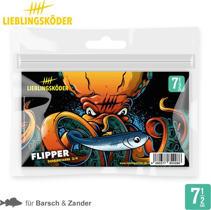 Produktbild Lieblingsköder Sonderfarbe Flipper (7.50 cm)