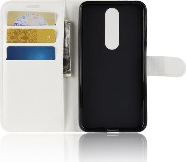 Actual product image MU Classic Litchi Leather Bookcover Series (Nokia 5.1 Plus)