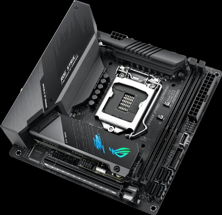 Produktbild ASUS ROG Strix Z490-I Gaming (LGA 1200, Intel Z490, Mini-ITX)