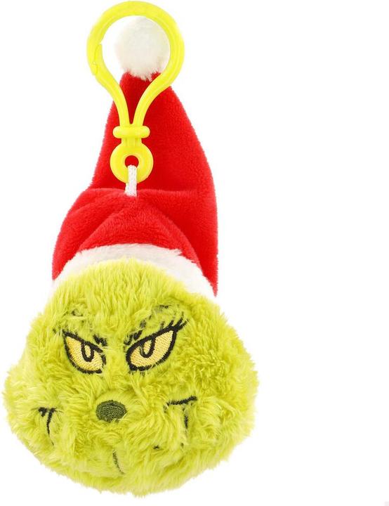 Actual product image The Grinch plush keychain 8cm