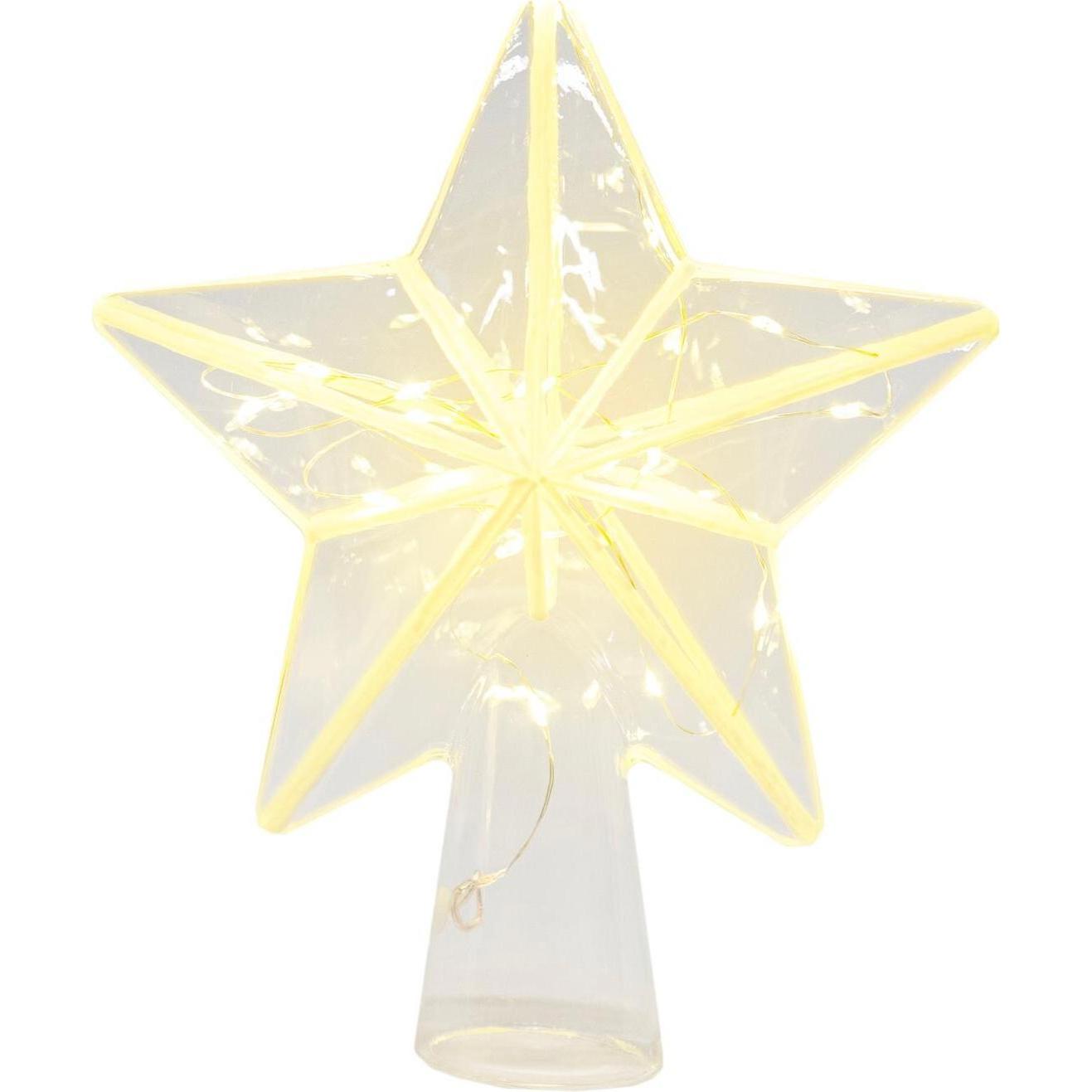 Sirius, Weihnachtsbeleuchtung, Baumspitze Agnes, 20 LEDs, 22 cm, Klar