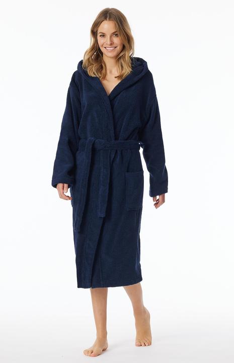 Produktbild Schiesser Essentials Bademantel mit Kapuze (S)